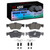 DFC 02-18 Mercedes-Benz SL500 Rear 4000 HybriDynamic Brake Pads and Hardware Kit