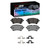DFC 20-25 Audi A4 Quattro Rear 4000 HybriDynamic Brake Pads and Hardware Kit
