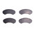 DFC 5000 Advanced Ceramic Front Brake Pads, Honda Passport 2000-2011