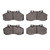 DFC 5000 Advanced Semi-Metallic Front/Rear Brake Pads, Hino 145 / 2005-2012