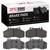 DFC 5000 Advanced Semi-Metallic Front/Rear Brake Pads, Hino 145 / 2005-2012
