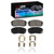DFC 15-15 Hyundai Sonata Front 4000 HybriDynamic Brake Pads and Hardware Kit