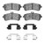 DFC 15-17 Mercedes-Benz S600 Rear 4000 HybriDynamic Brake Pads and Hardware Kit