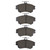 DFC 5000 Advanced Low-Metallic Front Brake Pads, Volvo V40/S40 2000-2004