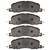 DFC 5000 Advanced Ceramic Front Brake Pads, Ford Explorer 2020-2025