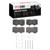 DFC 10-24 Lexus GX460 Front 5000 Advanced Ceramic Brake Pads and Hardware Kit