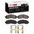 DFC 02-12 Chevrolet Equinox Front 5000 Advanced Ceramic Brake Pads and Hardware Kit