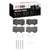DFC 5000 Advanced Ceramic Front Brake Pads and Hardware Kit, JAC Frison 2000-2025
