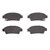 DFC 5000 Advanced Ceramic Front Brake Pads, Toyota Echo 2000-2000