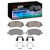 DFC 00-25 Chrysler Sebring Front 4000 HybriDynamic Brake Pads and Hardware Kit