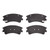 DFC 5000 Advanced Ceramic Front Brake Pads, Mazda 6 2003-2005
