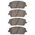 DFC 5000 Advanced Ceramic Front Brake Pads, Hyundai Palisade 2020-2025