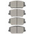 DFC 5000 Advanced Low-Metallic Front Brake Pads, Hyundai Veloster N 2019-2025