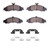 DFC 04-04 Pontiac GTO Front 4000 HybriDynamic Brake Pads and Hardware Kit