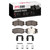 DFC 5000 Advanced Ceramic Front Brake Pads and Hardware Kit, Hyundai Tucson 2002-2013