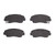 DFC 86-93 Mazda B2600 Front 5000 Advanced Semi Metallic Brake Pads