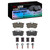 DFC 01-19 Ford Focus Rear 4000 HybriDynamic Brake Pads and Hardware Kit
