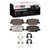 DFC 5000 Advanced Ceramic Rear Brake Pads and Hardware Kit, Hyundai Palisade 2019-2025