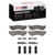 DFC 5000 Advanced Semi-Metallic Rear Brake Pads and Hardware Kit, Ford E-350 Econoline 1999-2007