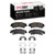 DFC 5000 Advanced Ceramic Rear Brake Pads and Hardware Kit, Cadillac DeVille 1999-2011