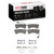 DFC 5000 Advanced Semi-Metallic Front/Rear Brake Pads and Hardware Kit, Freightliner MT55 2016-2024