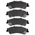 DFC 5000 Advanced Ceramic Rear Brake Pads, Cadillac DeVille 1999-2011