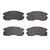 DFC 5000 Advanced Ceramic Front Brake Pads, Subaru Legacy 1990-1996