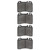 DFC 5000 Advanced Low-Metallic Front Brake Pads, Mercedes-Benz 300CE 1990-1995