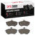 DFC 5000 Advanced Low-Metallic Front Brake Pads, Audi 90 1980-1997