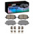 DFC 14-23 Chrysler 200 Rear 4000 HybriDynamic Brake Pads and Hardware Kit