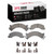 DFC 5000 Advanced Semi-Metallic Front Brake Pads and Hardware Kit, Chevrolet W4500 TILTMASTER (w/Frt Rotors) Semi Metallic 1988-1997