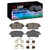 DFC 12-18 Mercedes-Benz GLE300D Rear 4000 HybriDynamic Brake Pads and Hardware Kit