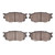 DFC 98-03 Mazda 626 Front 5000 Advanced Semi Metallic Brake Pads
