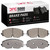 DFC 5000 Advanced Ceramic Front Brake Pads, Volkswagen Atlas/Atlas Cross Sport 2018-2025