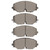DFC 5000 Advanced Ceramic Front Brake Pads, Volkswagen Atlas/Atlas Cross Sport 2018-2025