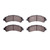 DFC 5000 Advanced Ceramic Front Brake Pads, Chevrolet S10 1997-2005