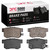 DFC 5000 Advanced Ceramic Rear Brake Pads, Acura Integra 1987-2022