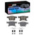 DFC 17-24 Chrysler Pacifica Rear 4000 HybriDynamic Brake Pads and Hardware Kit