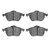 DFC 5000 Advanced Low-Metallic Front Brake Pads, Audi A4 (USA/Canada) 1996-1999