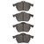 DFC 5000 Advanced Low-Metallic Front Brake Pads, Audi A4 (USA/Canada) 1996-1999