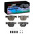 DFC 09-17 BMW 740Ld xDrive Rear 4000 HybriDynamic Brake Pads and Hardware Kit