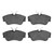 DFC 5000 Advanced Low-Metallic Front Brake Pads, Volkswagen EuroVan 1992-1999