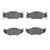 DFC 91-95 Chrysler Town & Country Front 5000 Advanced Semi Metallic Brake Pads