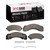 DFC 5000 Advanced Semi-Metallic Front/Rear Brake Pads and Hardware Kit, Chevrolet P30 1997-2012