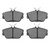 DFC 5000 Advanced Low-Metallic Front Brake Pads, Ford Taurus SHO 1995-2002