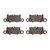 DFC 5000 Advanced Low-Metallic Rear Brake Pads, Porsche Panamera 2010-2023