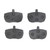 DFC 5000 Advanced Low-Metallic Front Brake Pads, Land Rover Range Rover 1974-1986