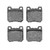 DFC 97-08 Cadillac Catera Rear 5000 Advanced Low Metallic Brake Pads
