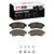DFC 97-01 Toyota Camry Front 5000 Advanced Ceramic Brake Pads and Hardware Kit