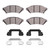 DFC 04-15 Buick Terraza Front 4000 HybriDynamic Brake Pads and Hardware Kit